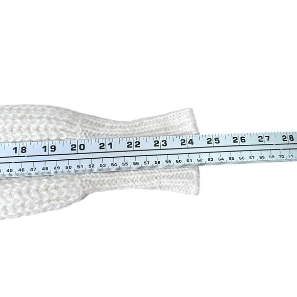 Sezane Emile Cardigan Sweater Women’s 2XS XXS Ivory Cream Knit Alpaca Blend - Picture 9 of 10